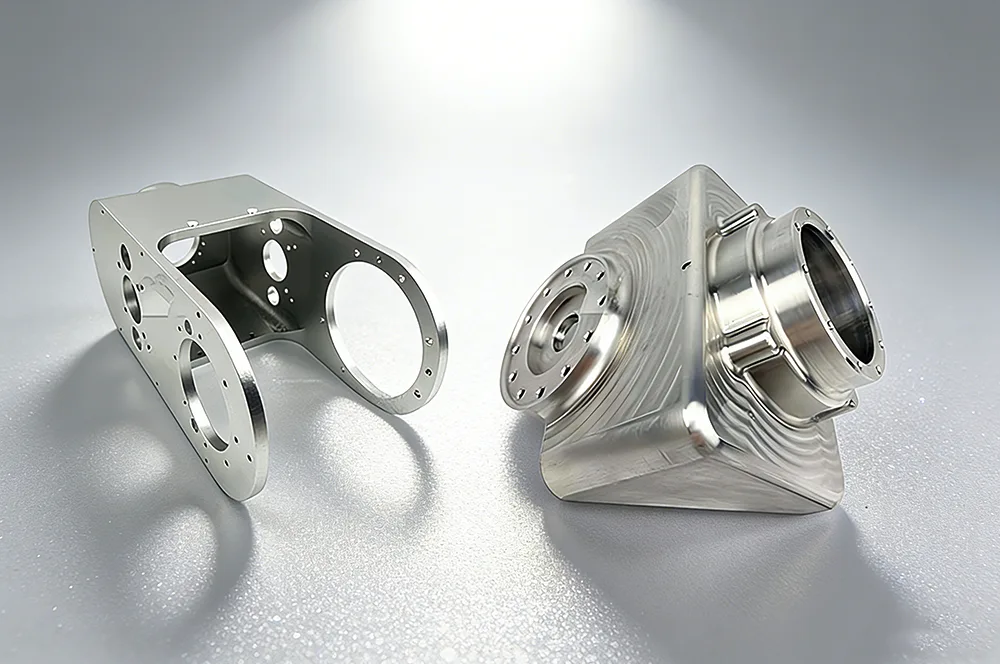 Kärnprincipen och tillämpningen av aluminiumlegering CNC-bearbetning i lätta delar av robotar.